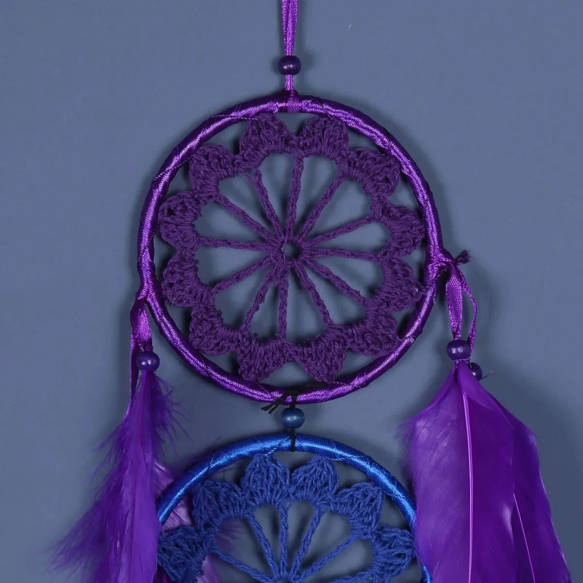 Rainbow Dreamcatcher | Seven Chakra Dream Catcher | Colorful | Wall Hanging Decoration | Boho | Feathers | Art | Gift Crystal Eyes It