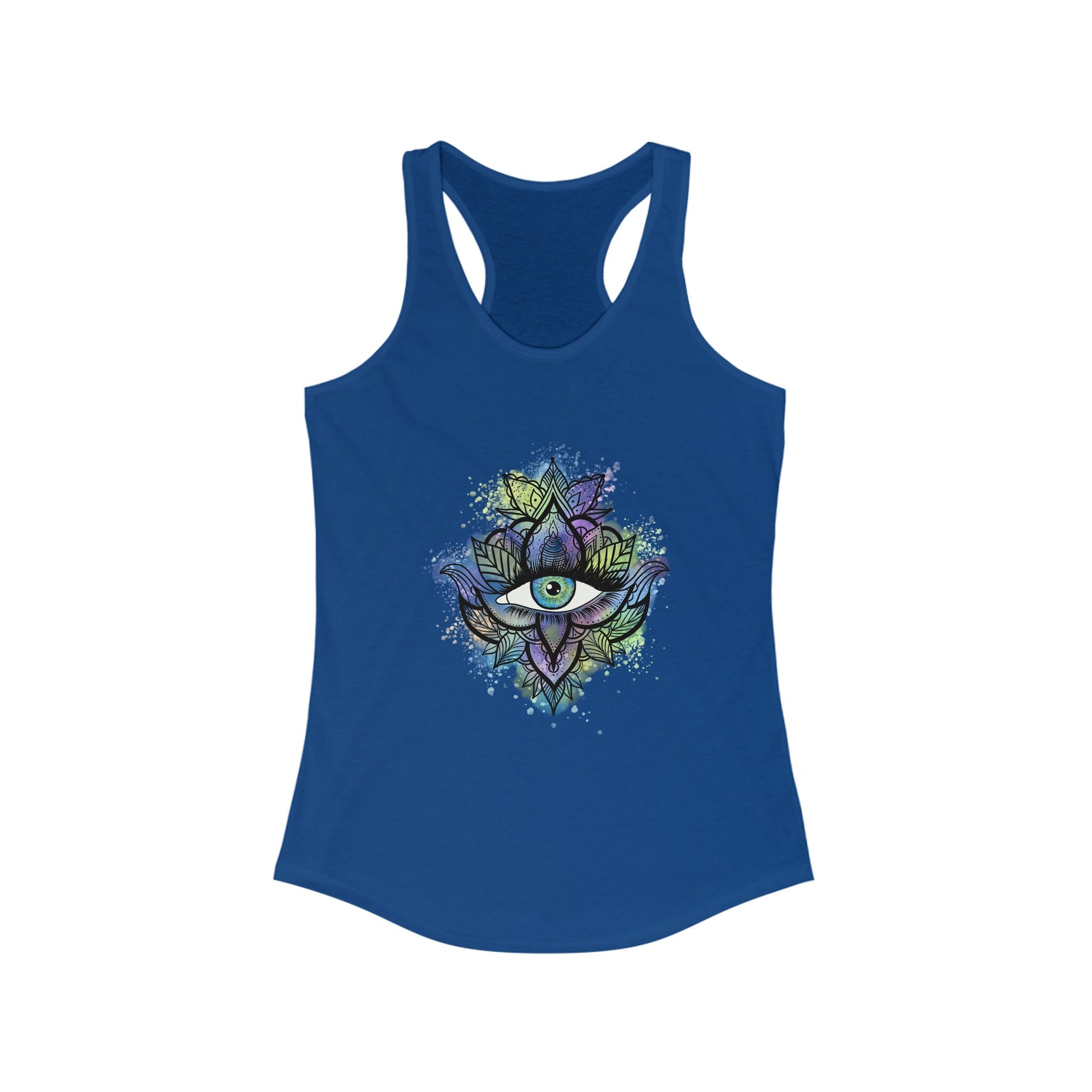 Evil Eye Shirt | Womens | Tank Top | Racerback | White | Black | Grey | Blue | Red | Gift Crystal Eyes It