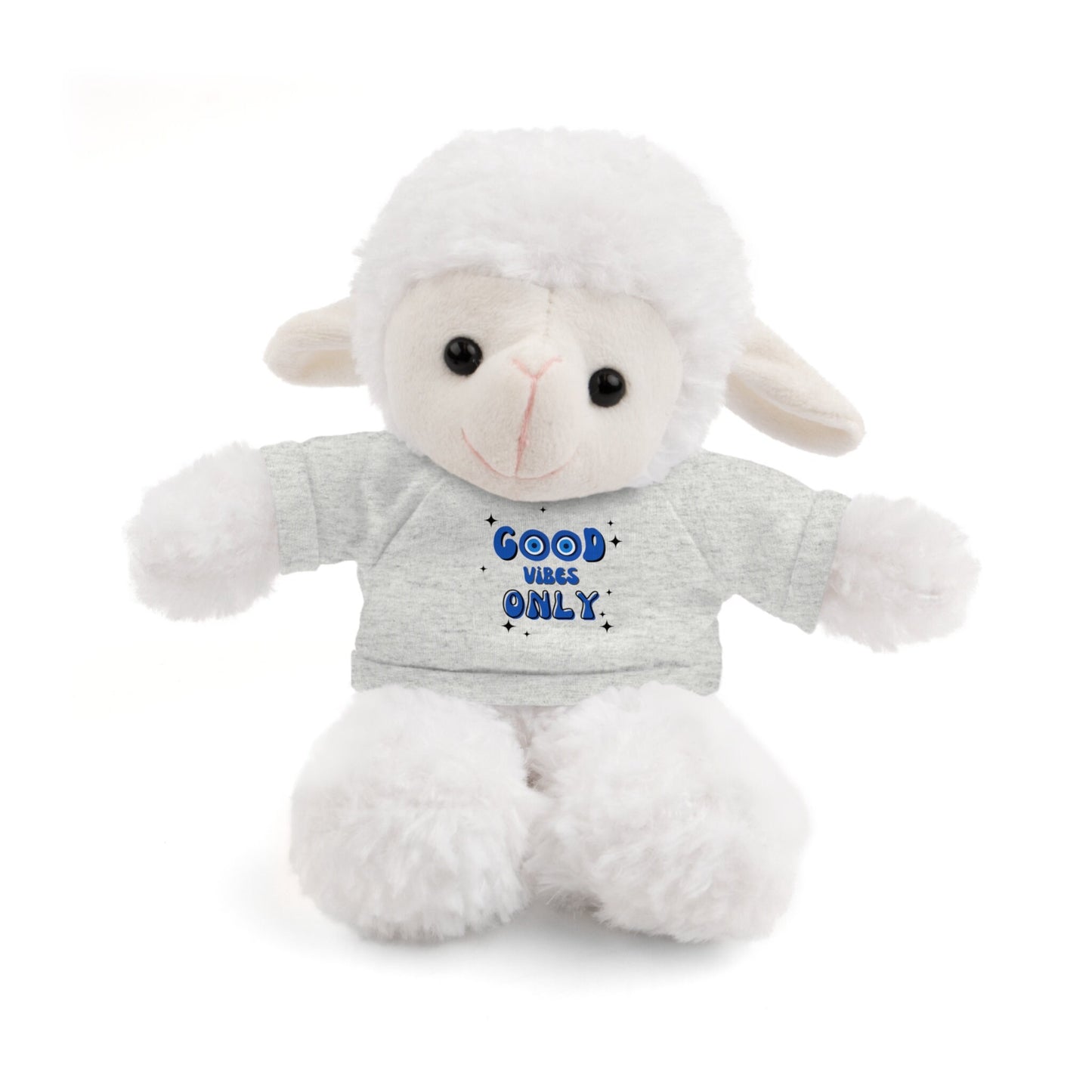 Stuffed Animal | Evil Eye Tee | Good Vibes Only | Get Well Soon | Children | Toy | Gift Crystal Eyes It
