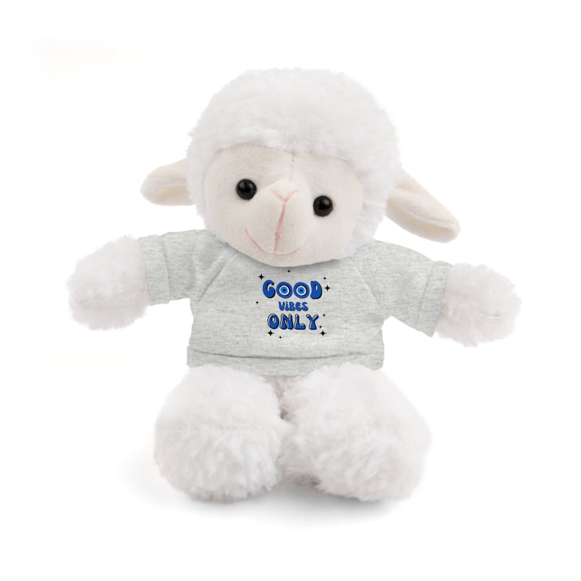 Stuffed Animal | Evil Eye Tee | Good Vibes Only | Get Well Soon | Children | Toy | Gift Crystal Eyes It