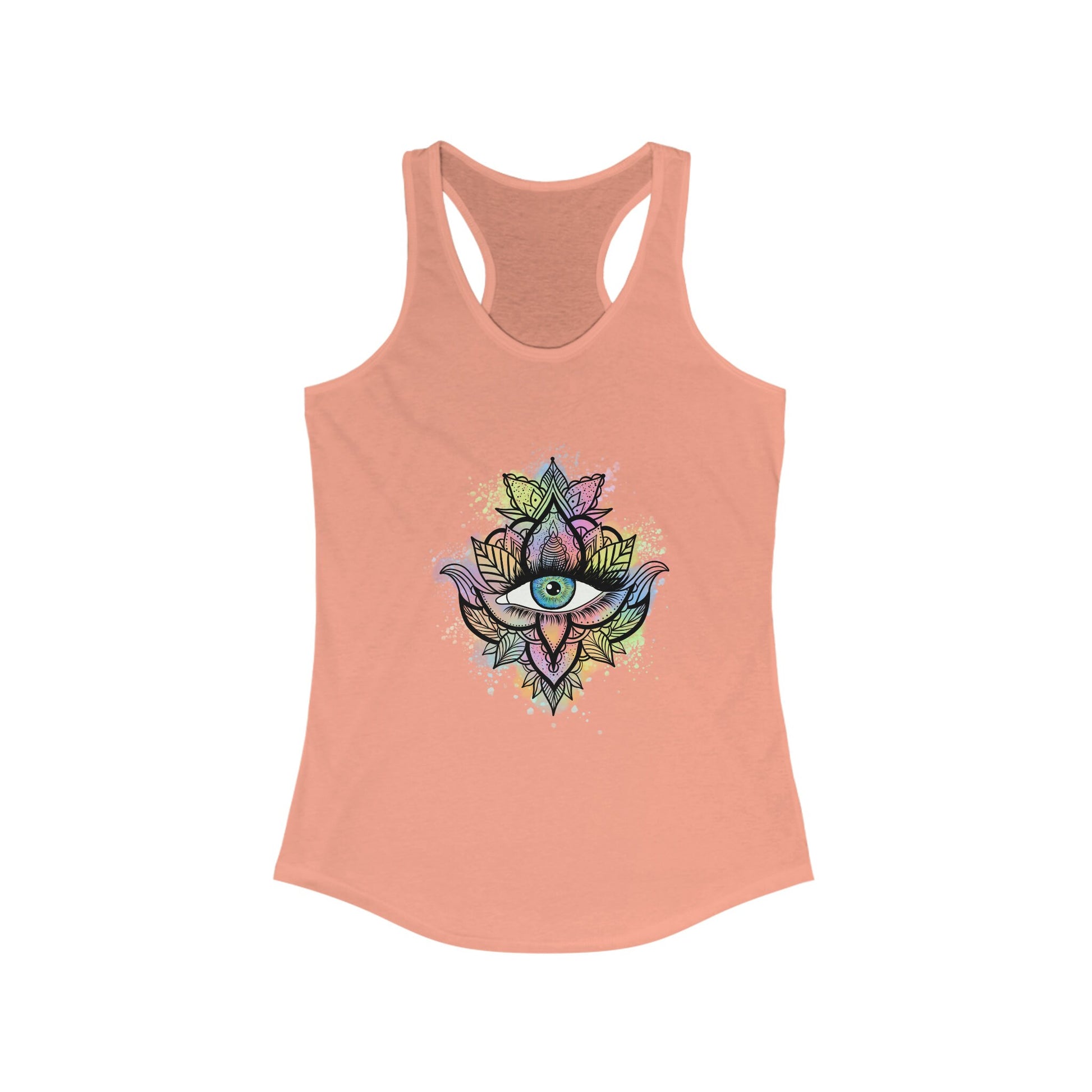 Evil Eye Shirt | Womens | Tank Top | Racerback | White | Black | Grey | Blue | Red | Gift Crystal Eyes It
