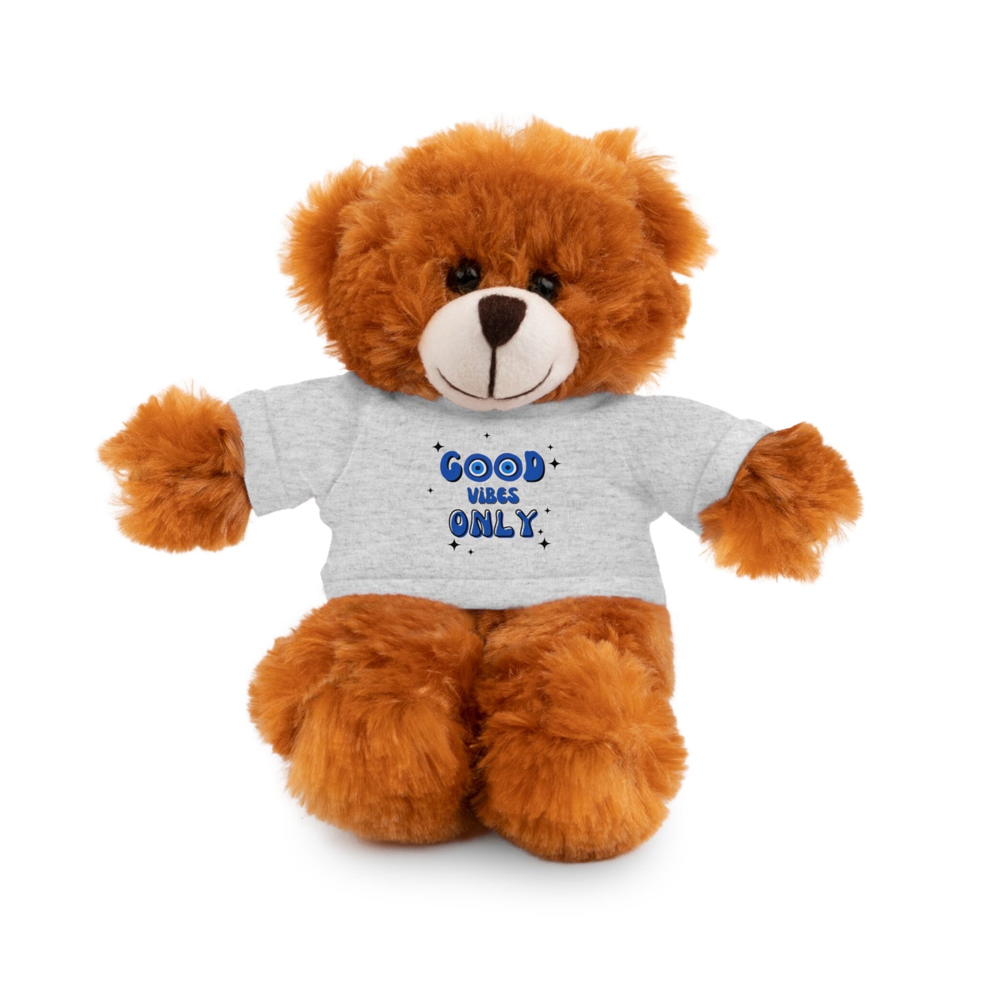 Stuffed Animal | Evil Eye Tee | Good Vibes Only | Get Well Soon | Children | Toy | Gift Crystal Eyes It