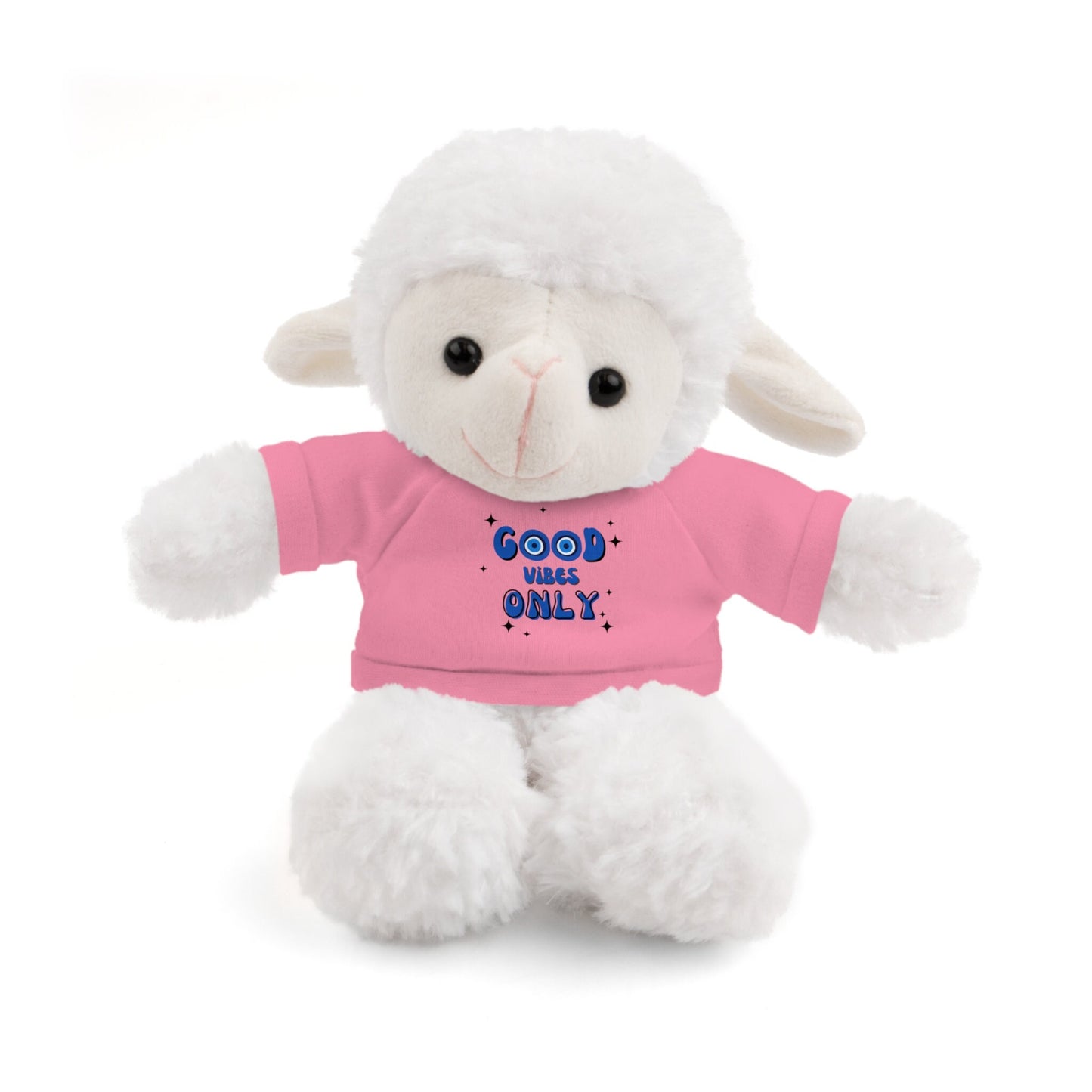 Stuffed Animal | Evil Eye Tee | Good Vibes Only | Get Well Soon | Children | Toy | Gift Crystal Eyes It