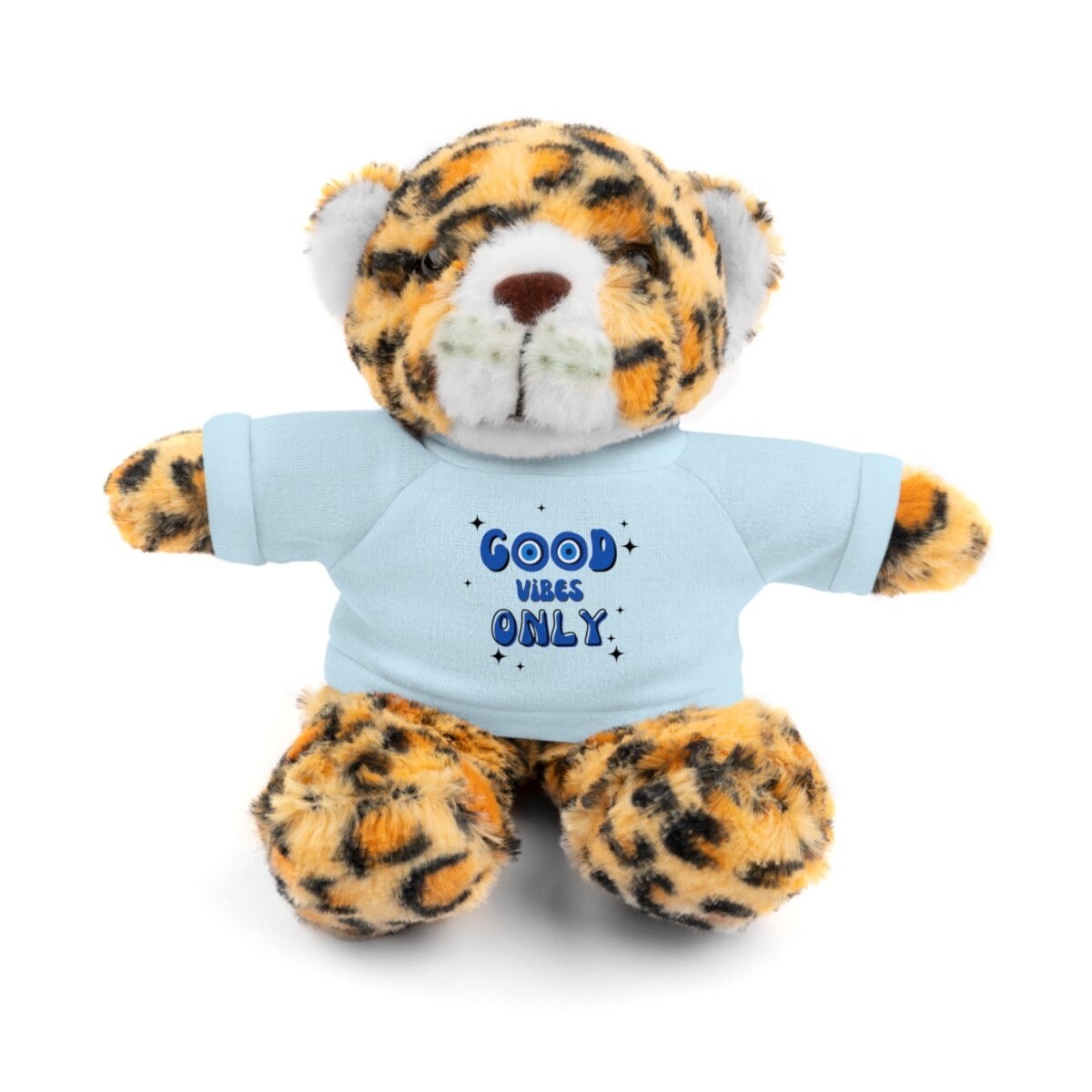 Stuffed Animal | Evil Eye Tee | Good Vibes Only | Get Well Soon | Children | Toy | Gift Crystal Eyes It