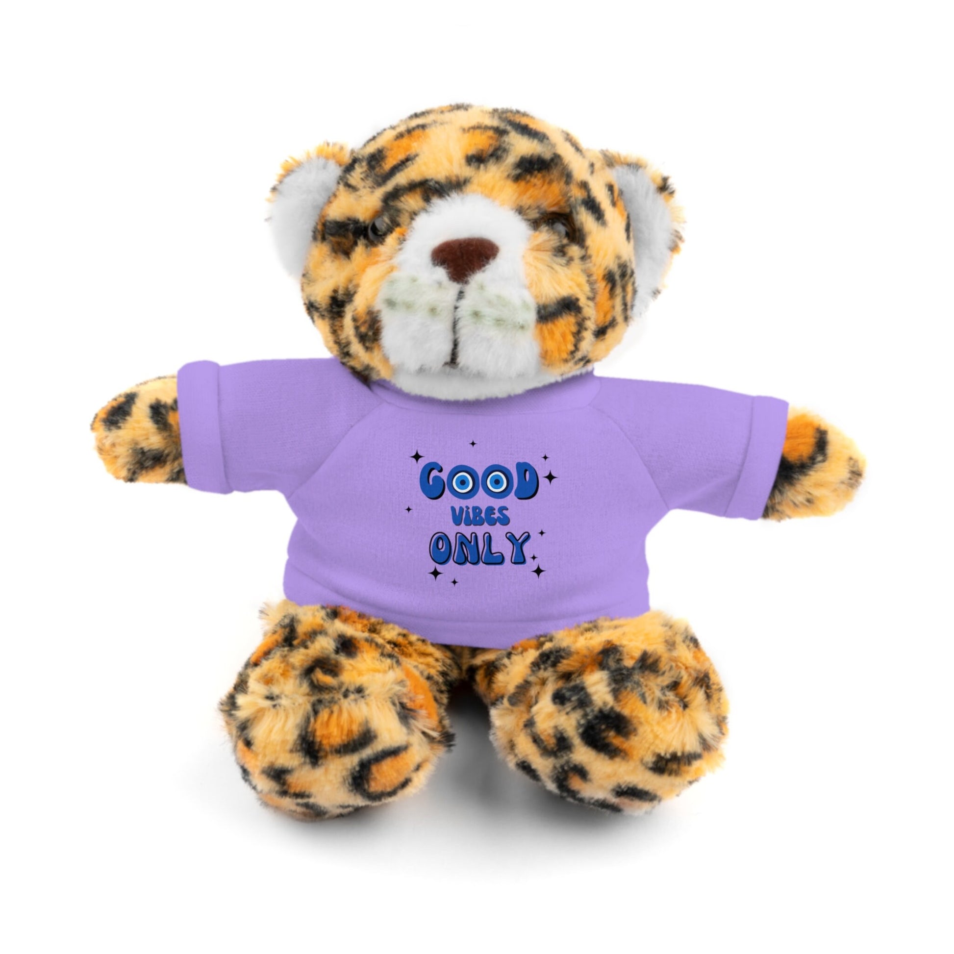 Stuffed Animal | Evil Eye Tee | Good Vibes Only | Get Well Soon | Children | Toy | Gift Crystal Eyes It